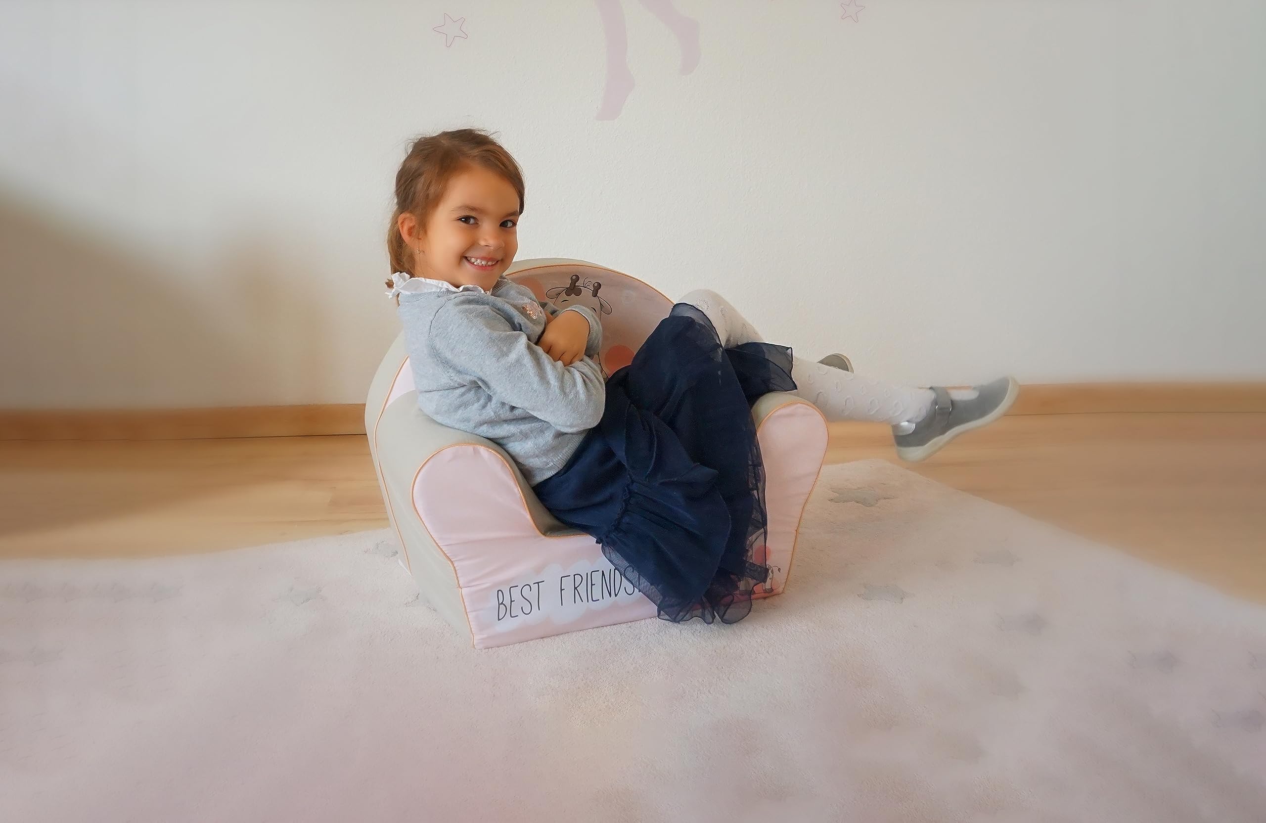 knorr toys Sillón Infantil Best Friends, Multicolor, 0.34 0.436 m x 0.524 m (KNORRTOYS.COM GmbH knoortoys_68335)