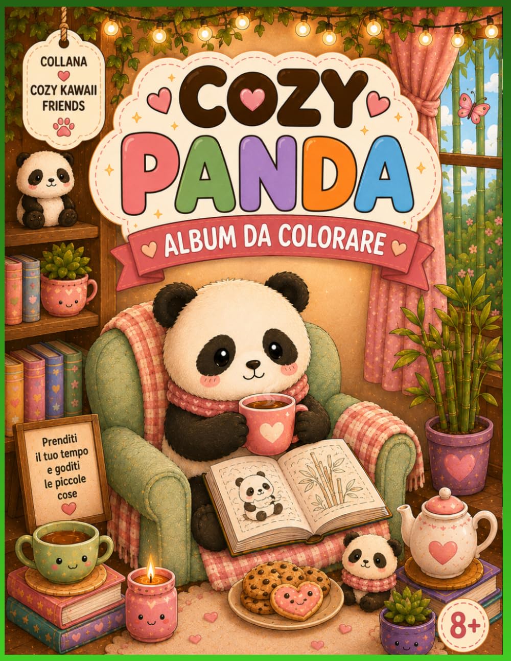 Cozy Panda - Libro da colorare: Collana Cozy Kawaii Friends