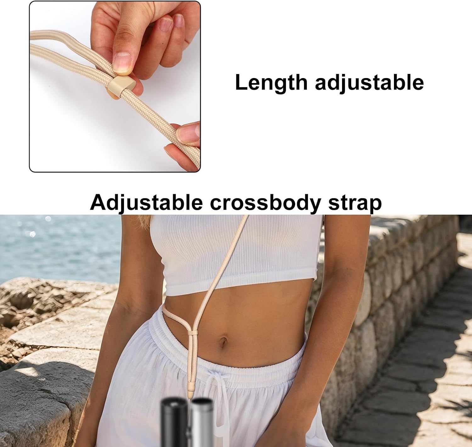 Fan Crossbody Strap & Wristlet Lanyard Compatible with Shark ChillPill