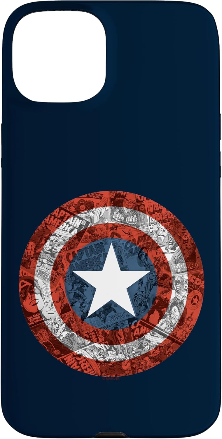 Marvel Captain America Comic Shield Case for iPhone 13