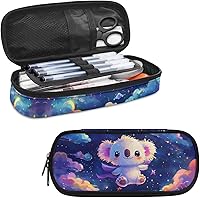 Vista 15 de Estuche para lápices con estampado de huellas de perro, bolsa de lápices de gran capacidad, estuche para lápices, estuche de almacenamiento