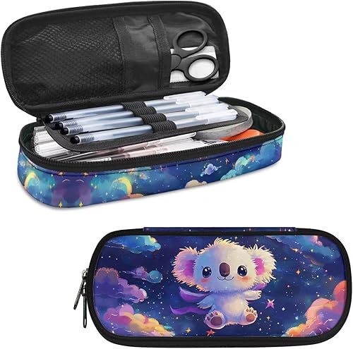 Miniatura 15 de Estuche para lápices con estampado de huellas de perro, bolsa de lápices de gran capacidad, estuche para lápices, estuche de almacenamiento