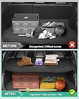 Vista 424 de Powerty Cubierta de Carga para Accesorios Kia Sportage 2023-2025 2026, Textura de Lona Cubierta Retráctil para Maletero Trasero de Carga de Equipaje