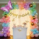 Special You Butterfly Theme Birthday Decoration Kit for Girls with Pastel Balloons for Decoration, Foil Balloons for Decor, Butterfly Stickers for Wall Decoration, Birthday Decor gallery image