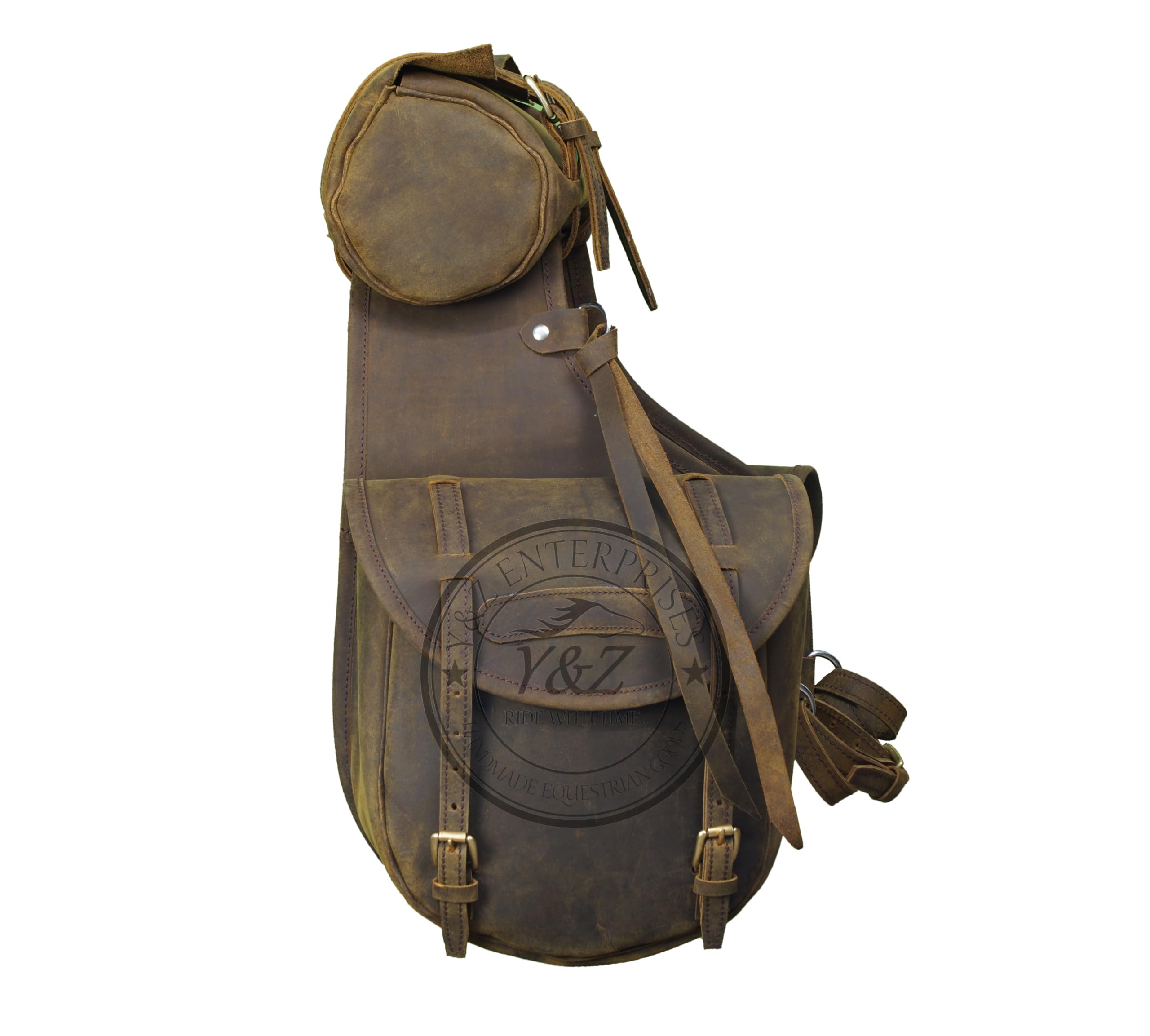 Sacoche de selle Western en cuir fait main sacoche de selle