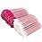Tbestmax 200 Disposable Mascara Wand and Lipstick Applicator Wands Crystal Lip Gloss Brush Lash Spoolies for Eyelash Extensions (Hotpink)