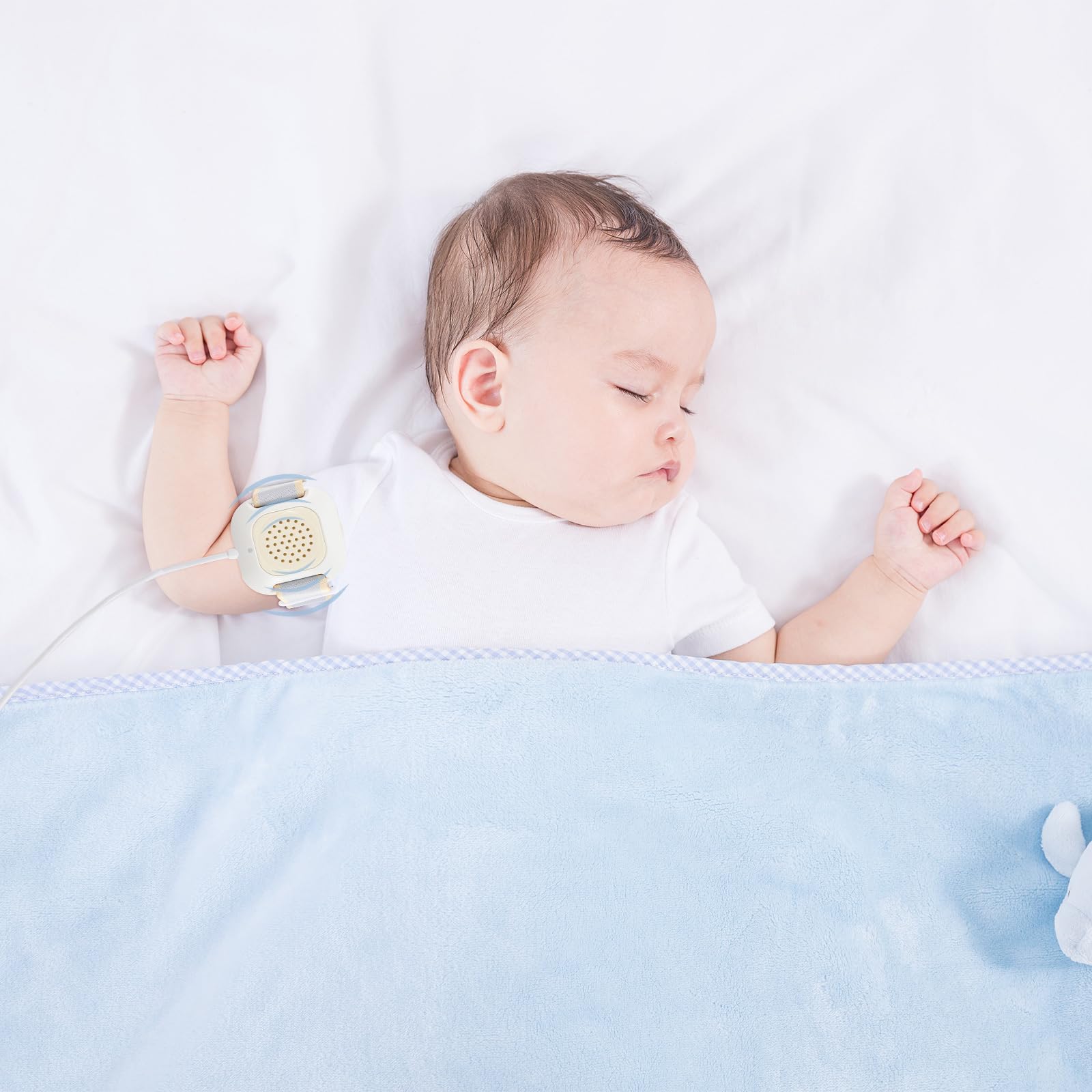 NUOBESTY Nocturna Para Niños Y Ancianos Con Sensor De Orina Sonido Fuerte Y Vibración Banda Ajustable Para Entrenamiento De Baño Prevención De Irritación