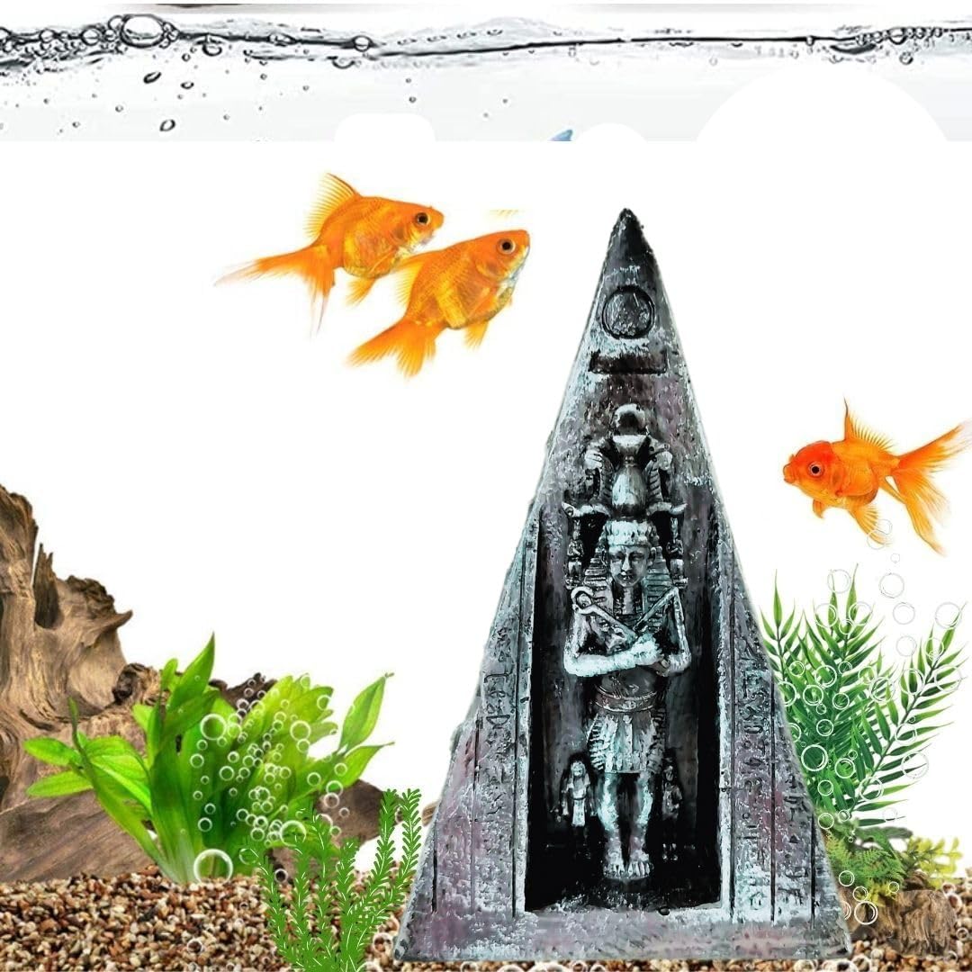 PetzLifeworld 6.5 Inch Ancient Egypt Pyramid for Aquarium and Home Decoration | 3D Structure | Hallow Fibre Material | Realistic Look (B0CC586MY9) Amazon Price History, Amazon Price Tracker