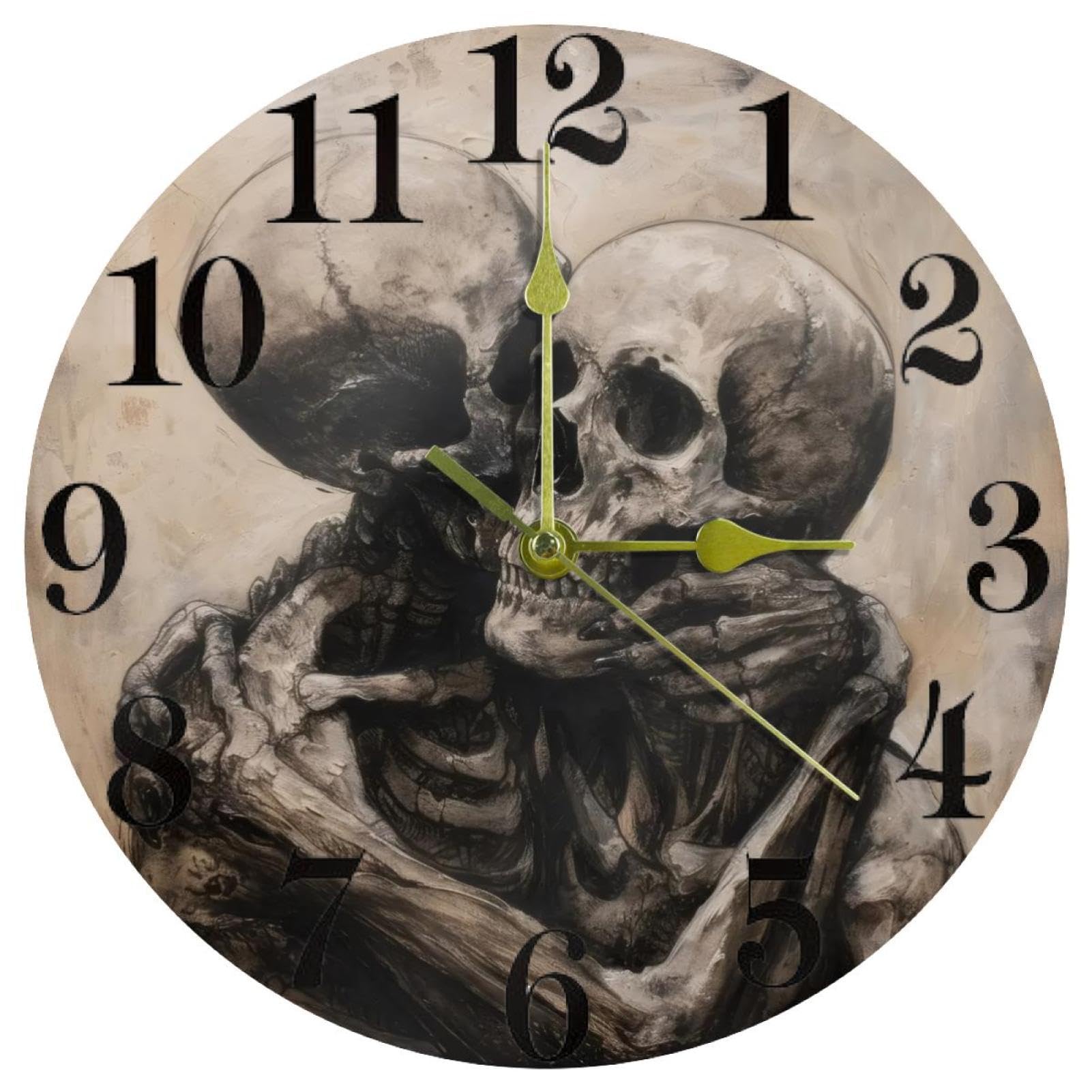 Horloge murale silencieuse à quartz résolvant les nuisances sonores dans la chambre
