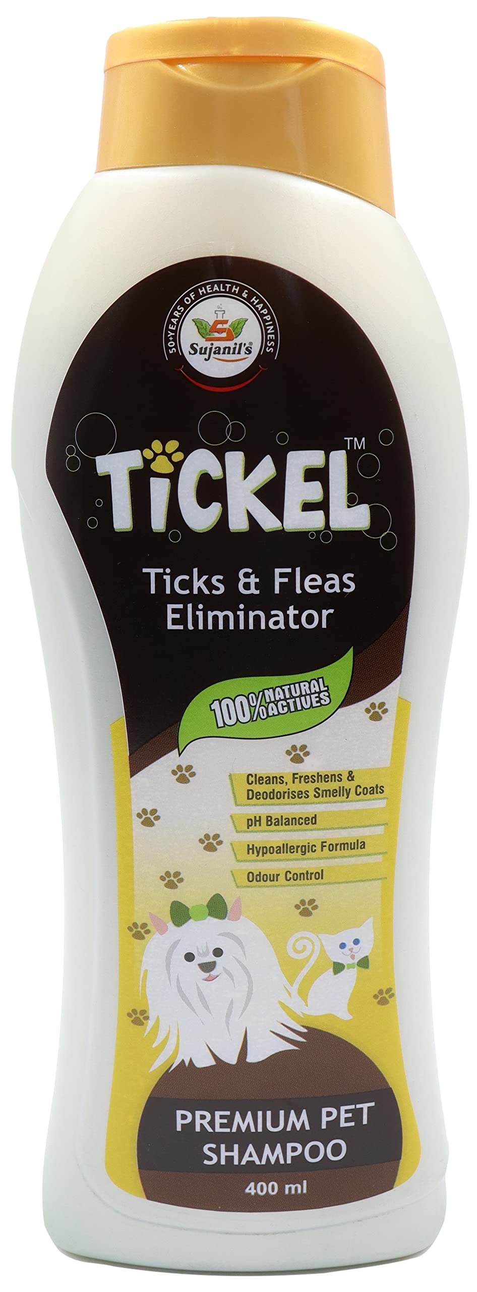 Tickel Tick And Fleas, Odour Eliminating Herbal Shampoo With Neem And Aloe Vera. Dogs Cats And Horses., 400 Milliliter (B0BF9RB9B1) Amazon Price History, Amazon Price Tracker