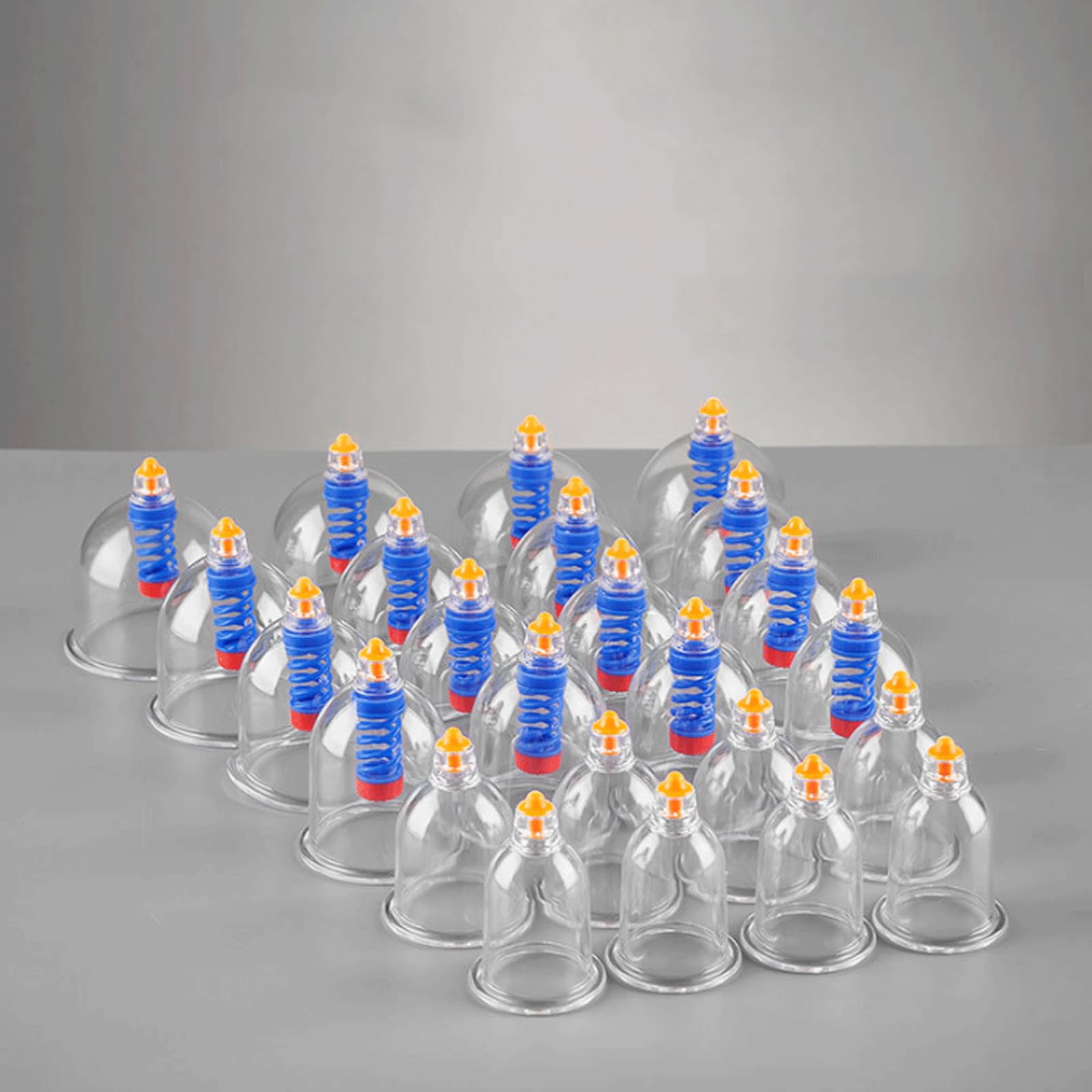 Set per Terapia di coppettazione sottovuoto da 24 Tazze Set di coppettazione con magneti Set di coppettazione Cinese Professionale per alleviare Il Dolore Muscolare