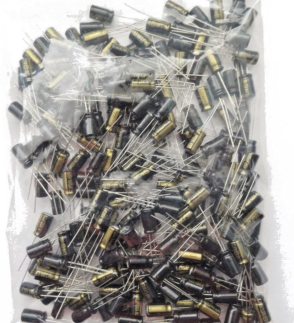 PANASONIC ELECTRONIC COMPONENTS EEUFM1E101 Electrolytic Capacitor, FM Series, 100 µF, ± 20%, 25 V, 6 mm, Radial Leaded (50 pieces)