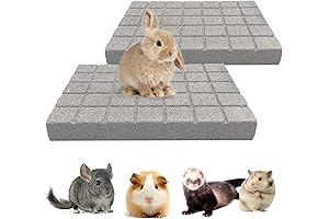 BNOSDM Rabbit Nail Scratch Pad: Natural Lava Stone for Healthy Tooth Grinding and Nail Trimming