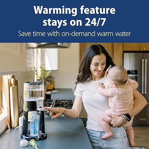 Miniatura 4 de Dr. Brown's Insta-Prep - Dispensador de agua caliente con dispensador de fórmula para bebés, color gris