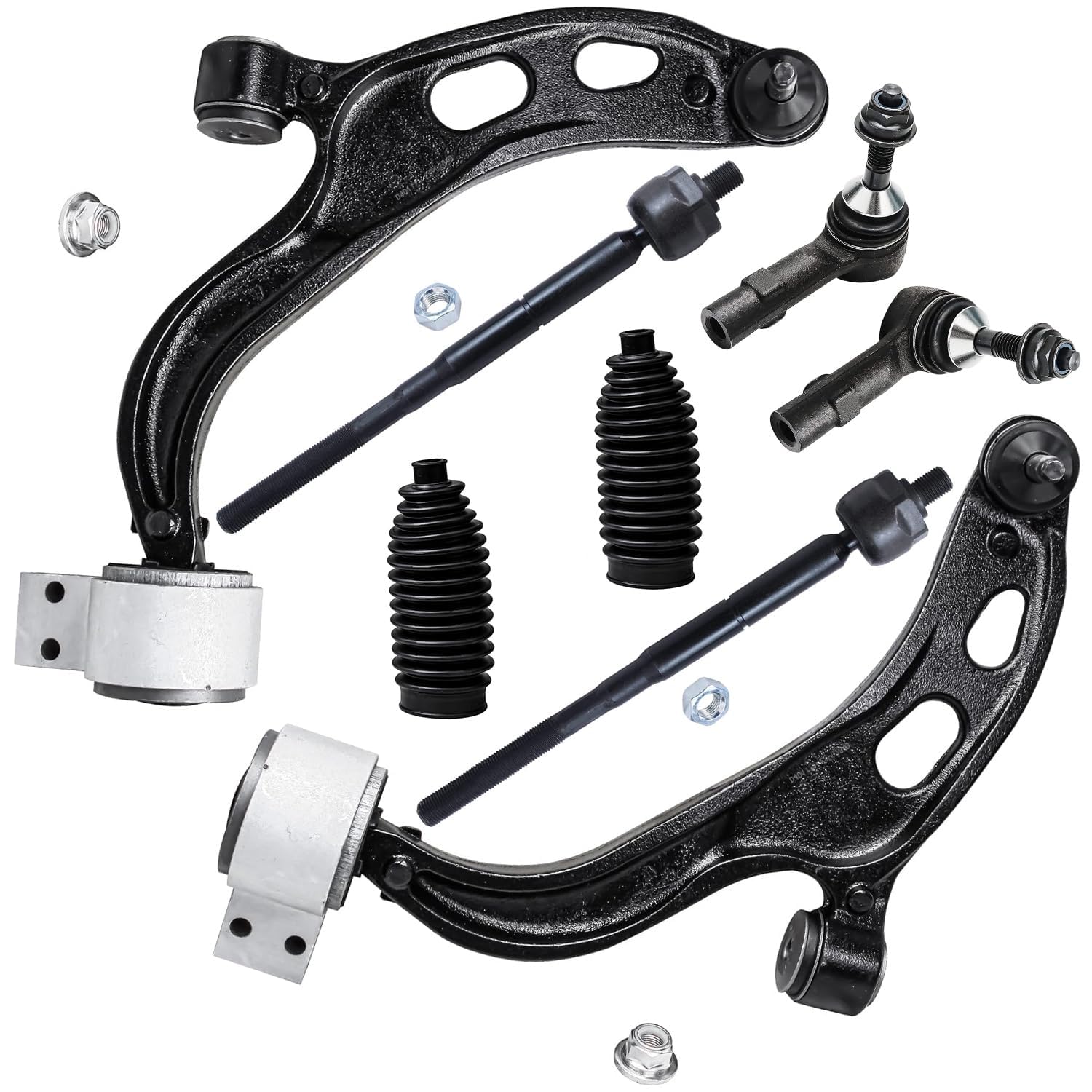 Detroit Axle - 8pc Front End Suspension Kit for 10-12 Ford Flex Lincoln MKS