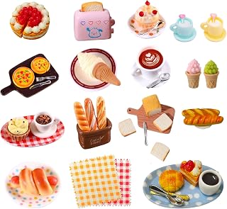 46 Stück Miniatur Essen und Trinken