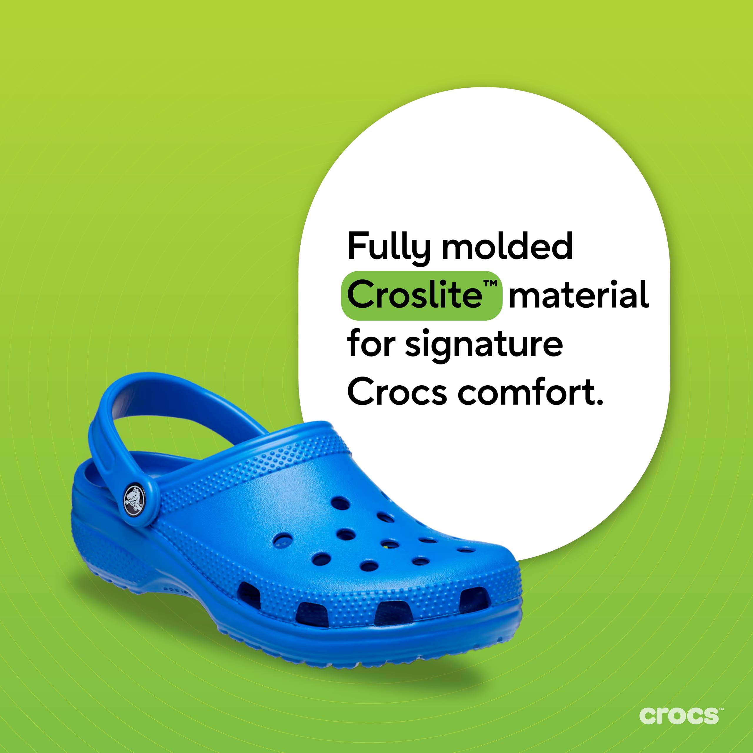 Crocs Unisexe Adulte Classic Clog Sabots, Blue Bolt, 52/53 EU