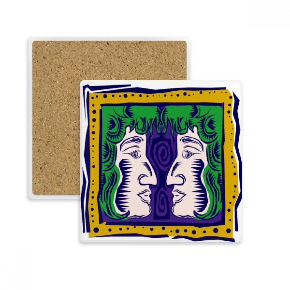 Coaster absorbent pierre pour résoudre les taches de tasse sur la table