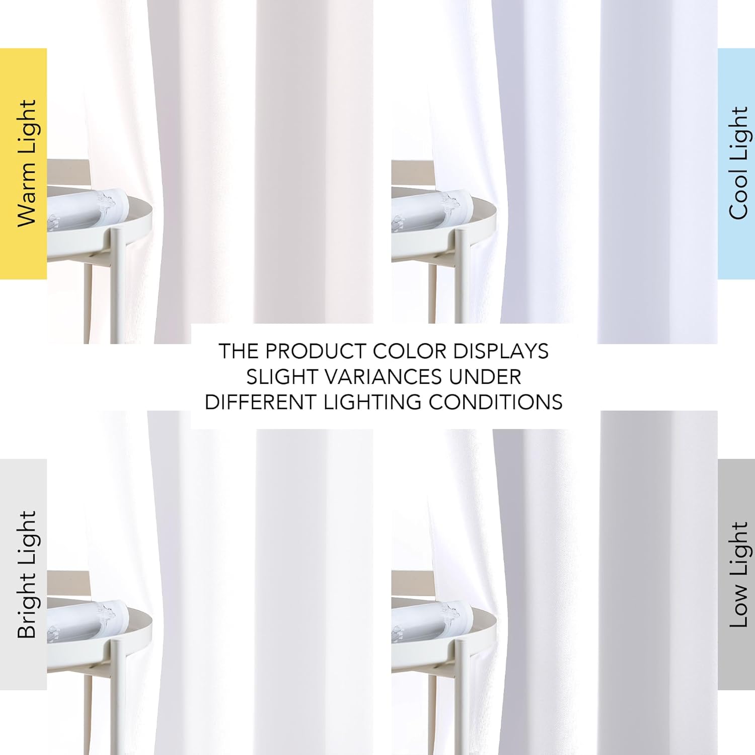 NICETOWN Greyish White Room Darkening Curtain Panels - Window Treatment Thermal Insulated Grommet Room Darkening Curtains/Drapes for Bedroom (2 Panels, 52 by 63, Greyish White) Greyish White 52"W x 63"L (Pack of 2)