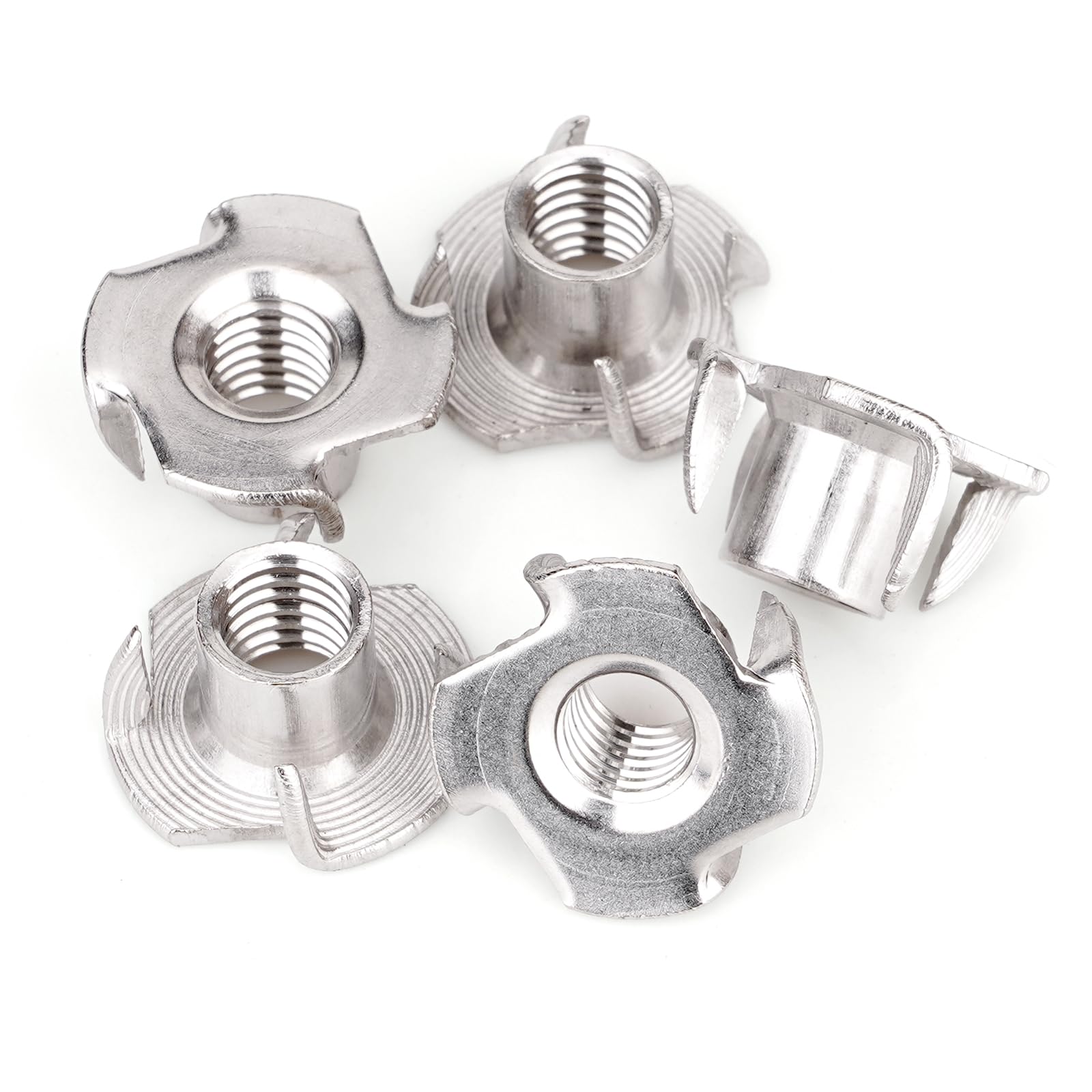 Zinc-Plated T-Nuts - 100 Pack -13