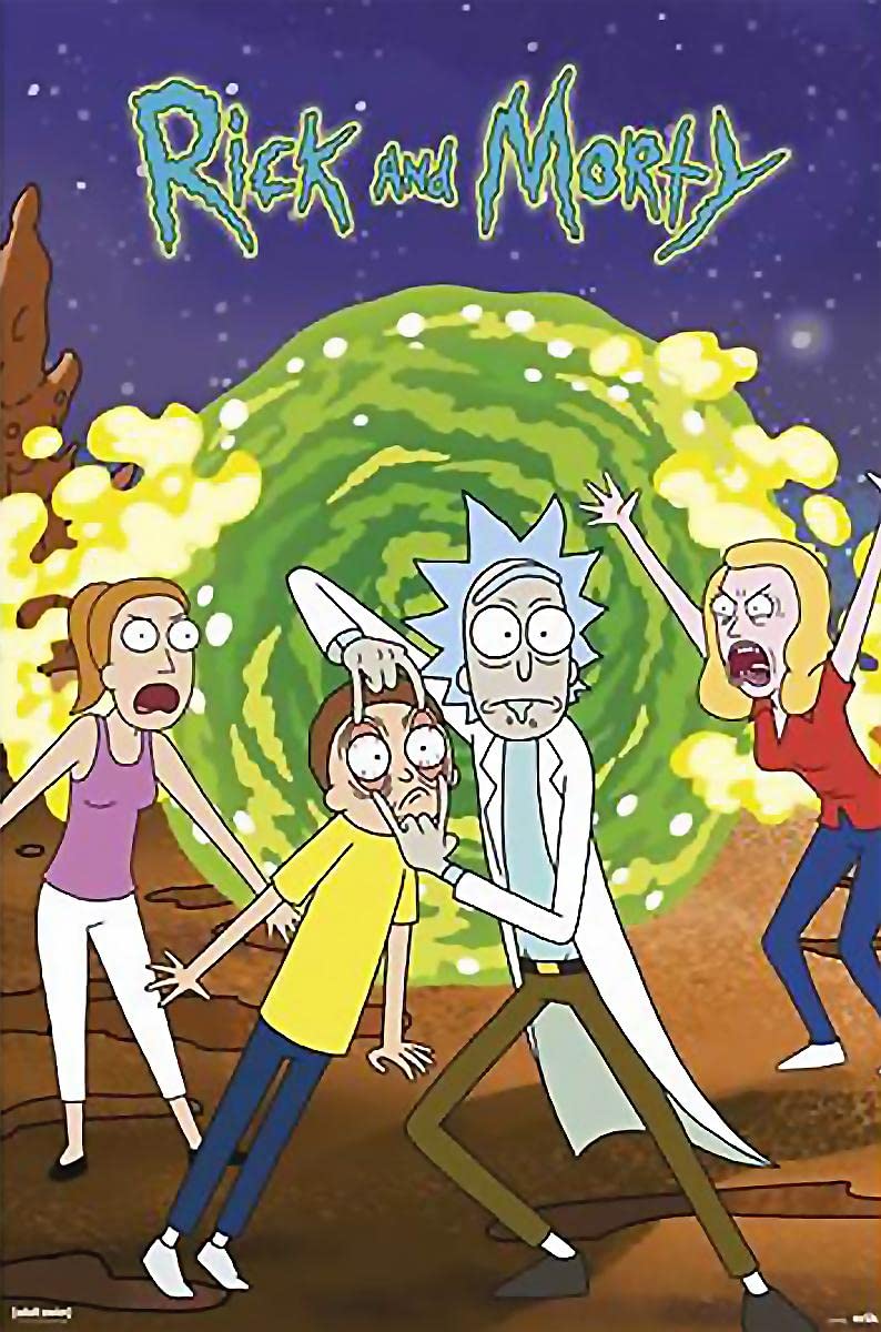 Close Up Rick and Morty Poster Portal (61cm x 91,5cm)