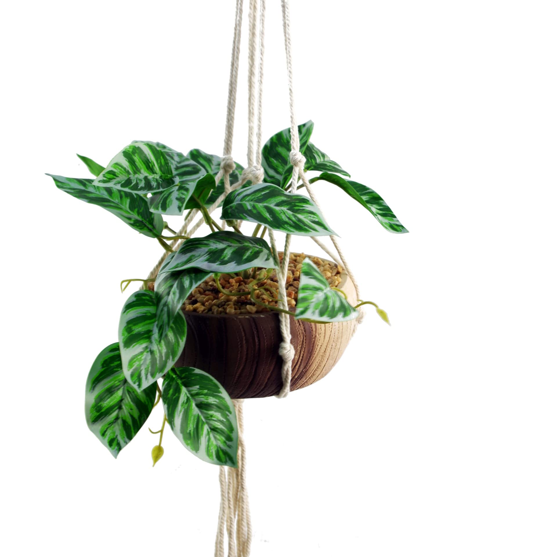Leaf Hanging Pothos Plant Planter Design Uk Realistic Artificial Foliage Plant With Pot