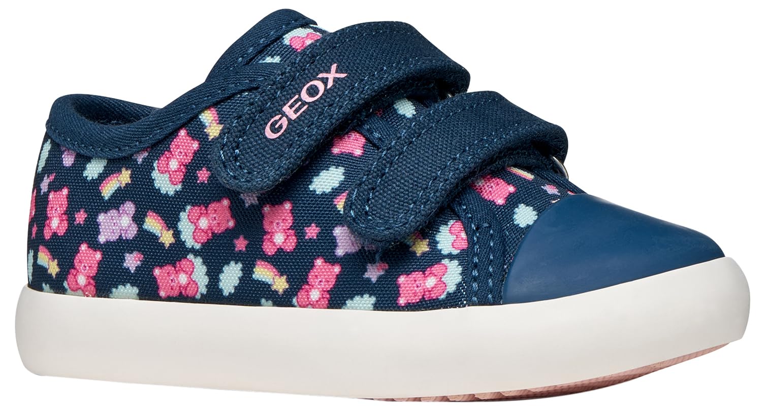 Geox Boys Girls B GISLI Girl B Trainers, AVIO/Multicolour, 25 EU