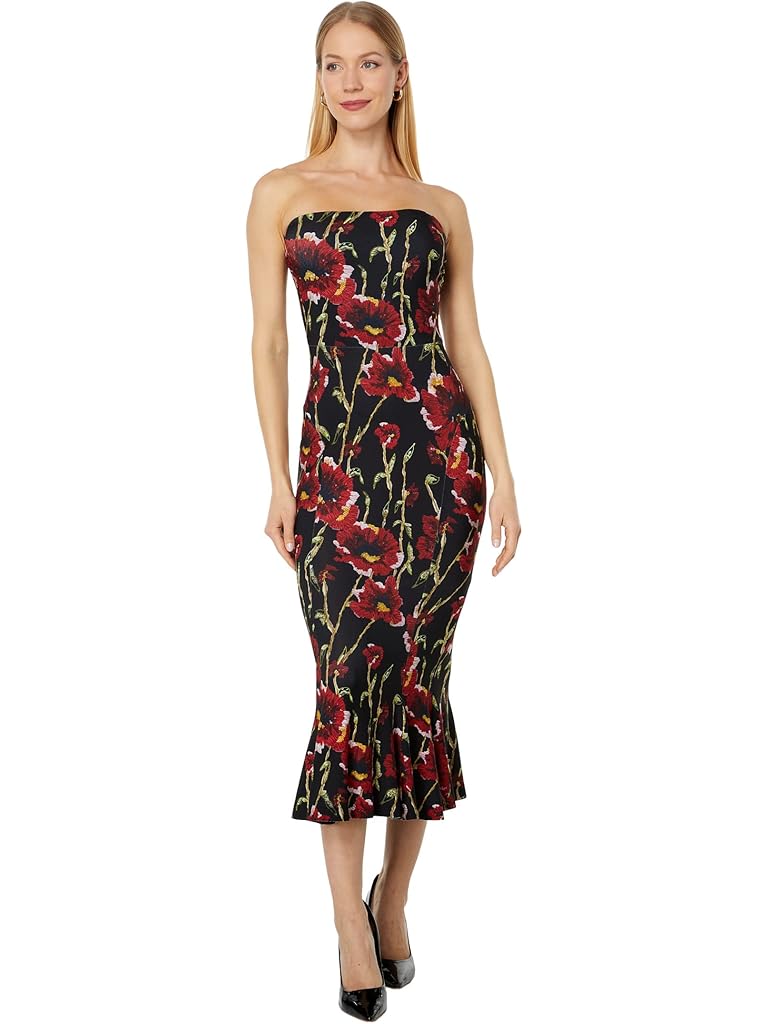 Norma Kamali Strapless Fishtail Dress To Midcalf