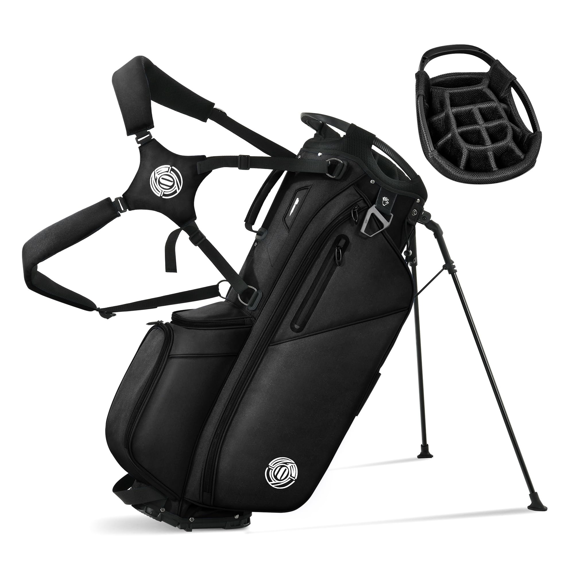 Shopsource 14 Way Lightweight Golf Stand Bag with Full Dividers