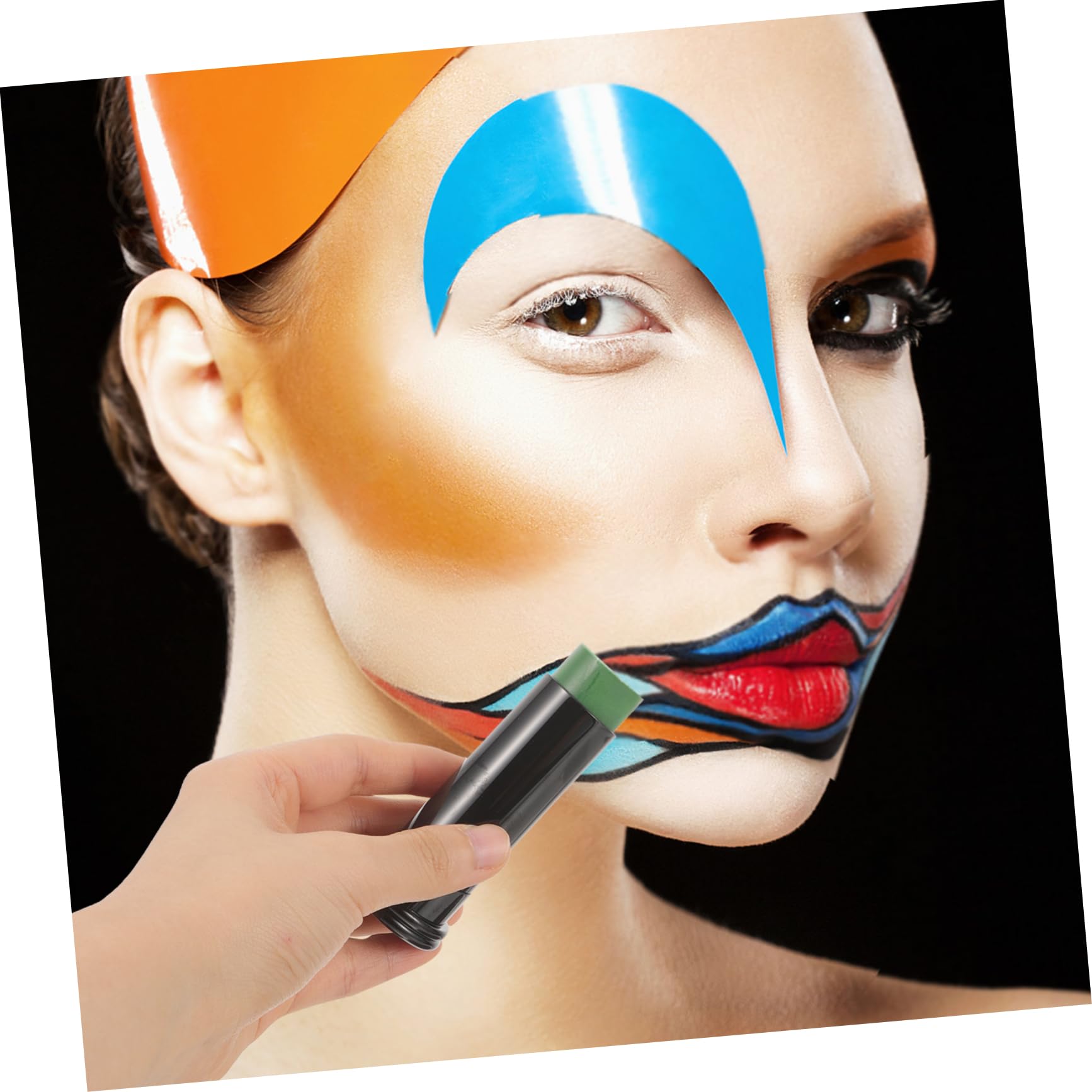 Healeved 15 Pièces Bâtons de Peinture pour Visage Kit de Maquillage pour Halloween et Cosplay Peinture Facile à Utiliser Pours Fêtes Événements