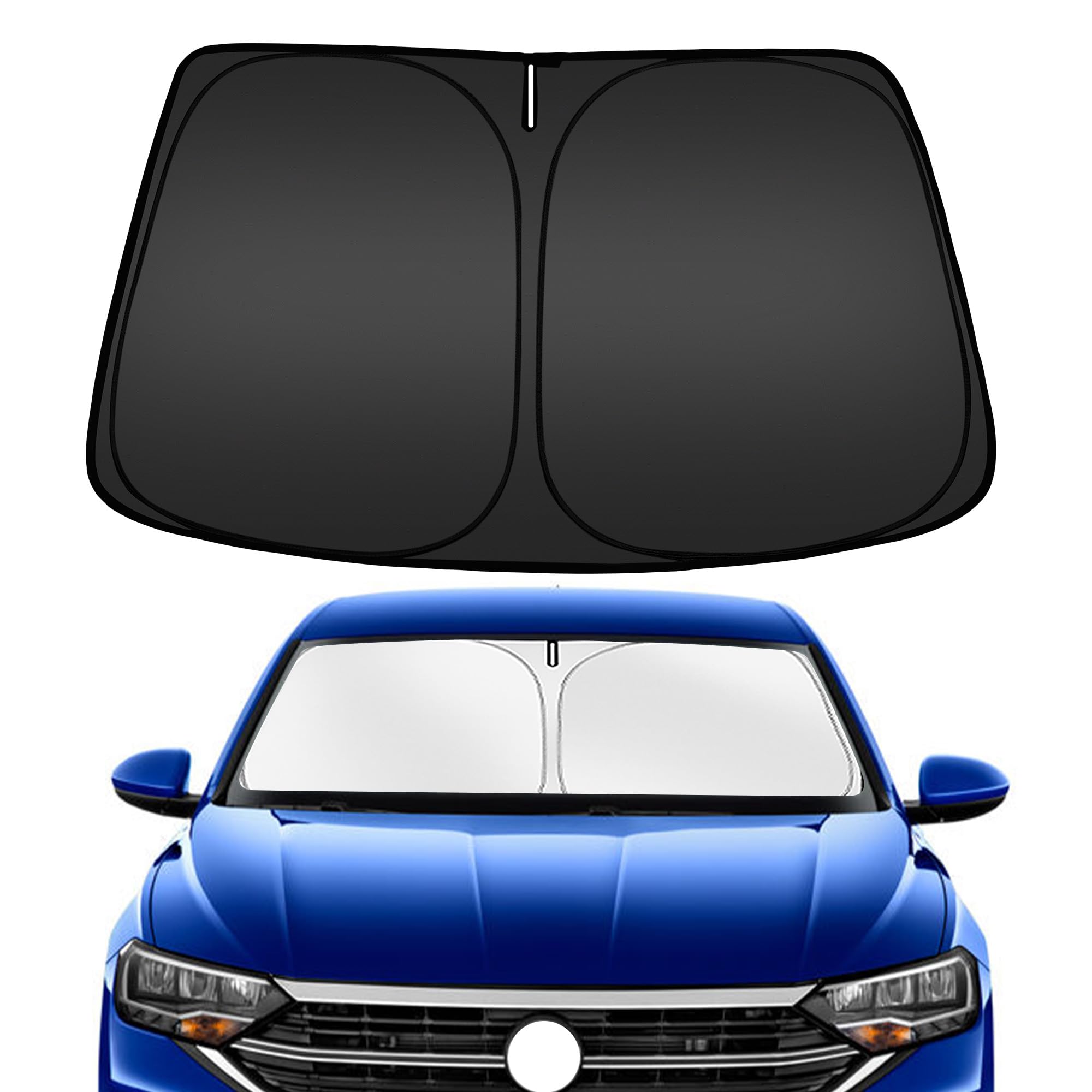 ARISMOTOR Windshield Sun Shade for Volkswagen VW Jetta 2019-2025 2026