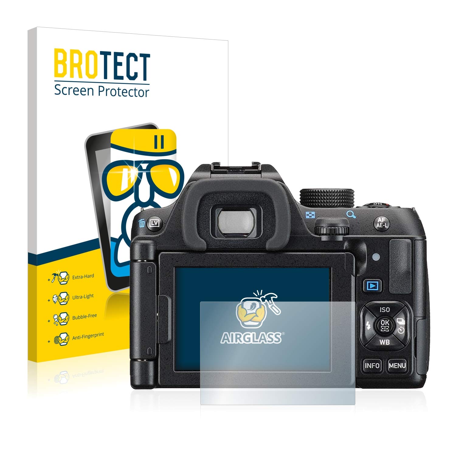 Brotect Pellicola Protettiva Per Fujifilm X-S20 (2 Pezzi) | Trasparente HD, Anti-impronta, Antigraffio | Made In Germany, Installazione Senza Bolle
