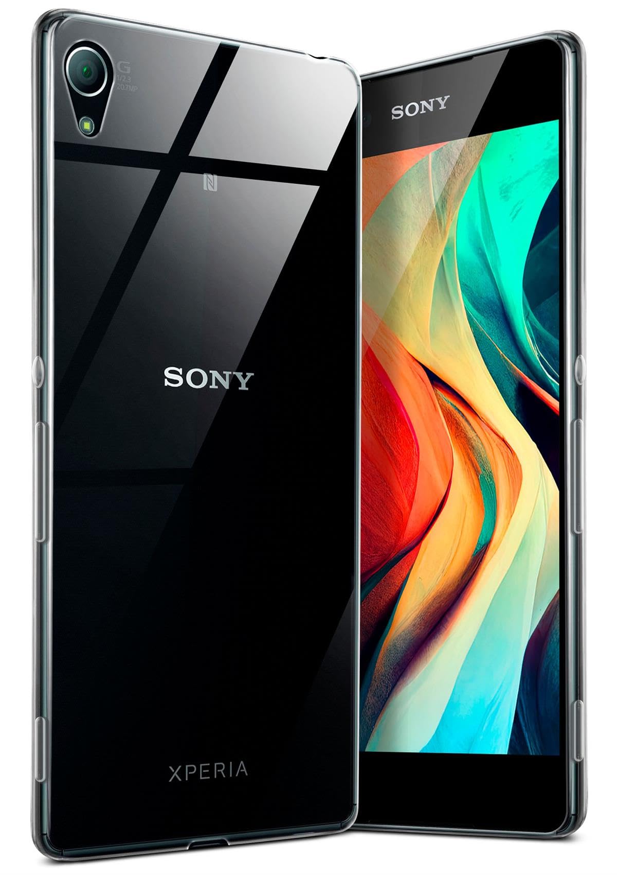 J&D Case Für Sony Xperia 1 III – Transparente Silikonhülle, Stoßfest & Kratzfest