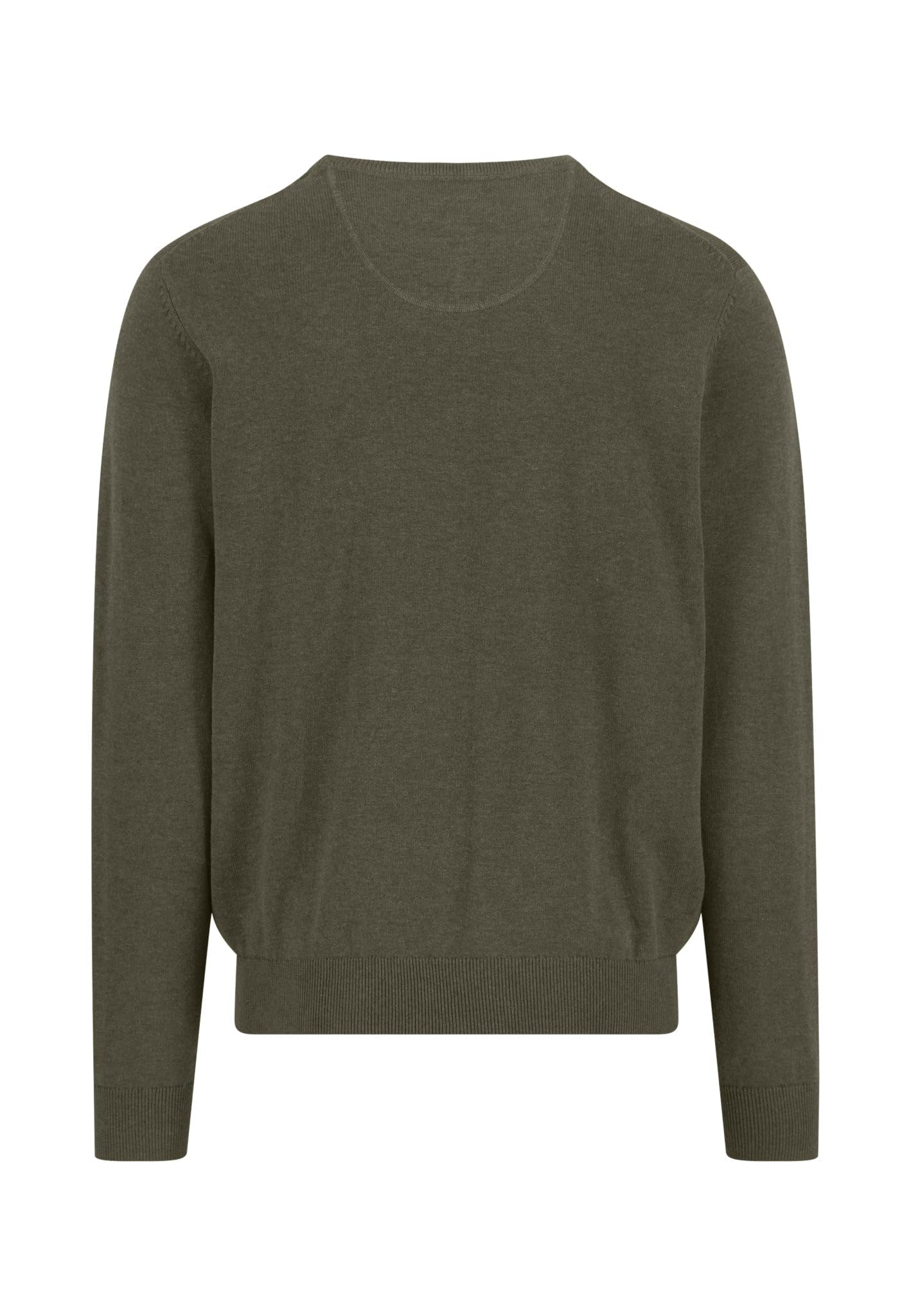 FYNCH-HATTON Feinstrickpullover aus Reiner Baumwolle mit Rundhalsausschnitt