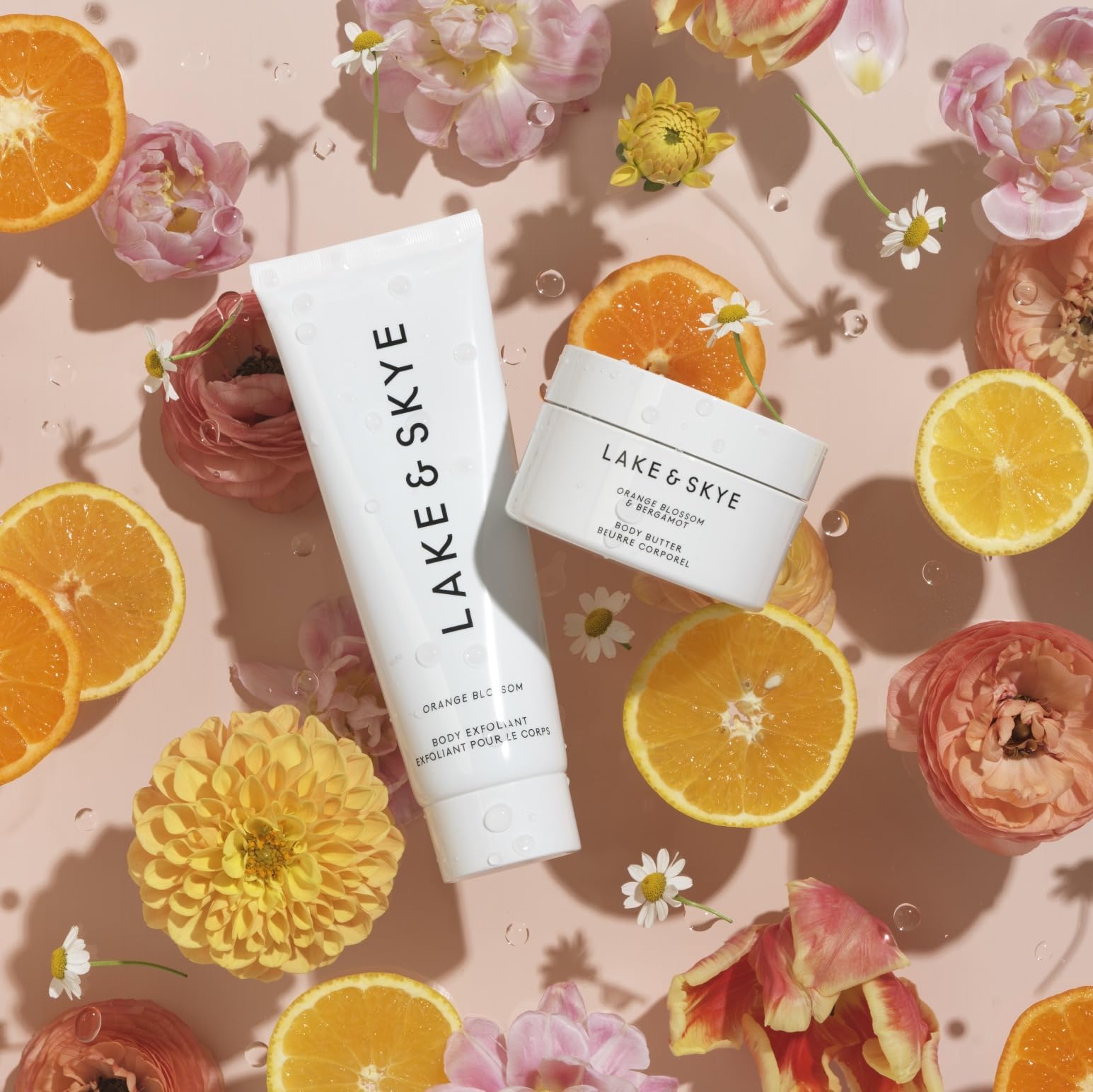 Lake & Skye Orange Blossom + Bergamot Body Butter – 4.94 oz Hydrating, Essential Oils, Vegan