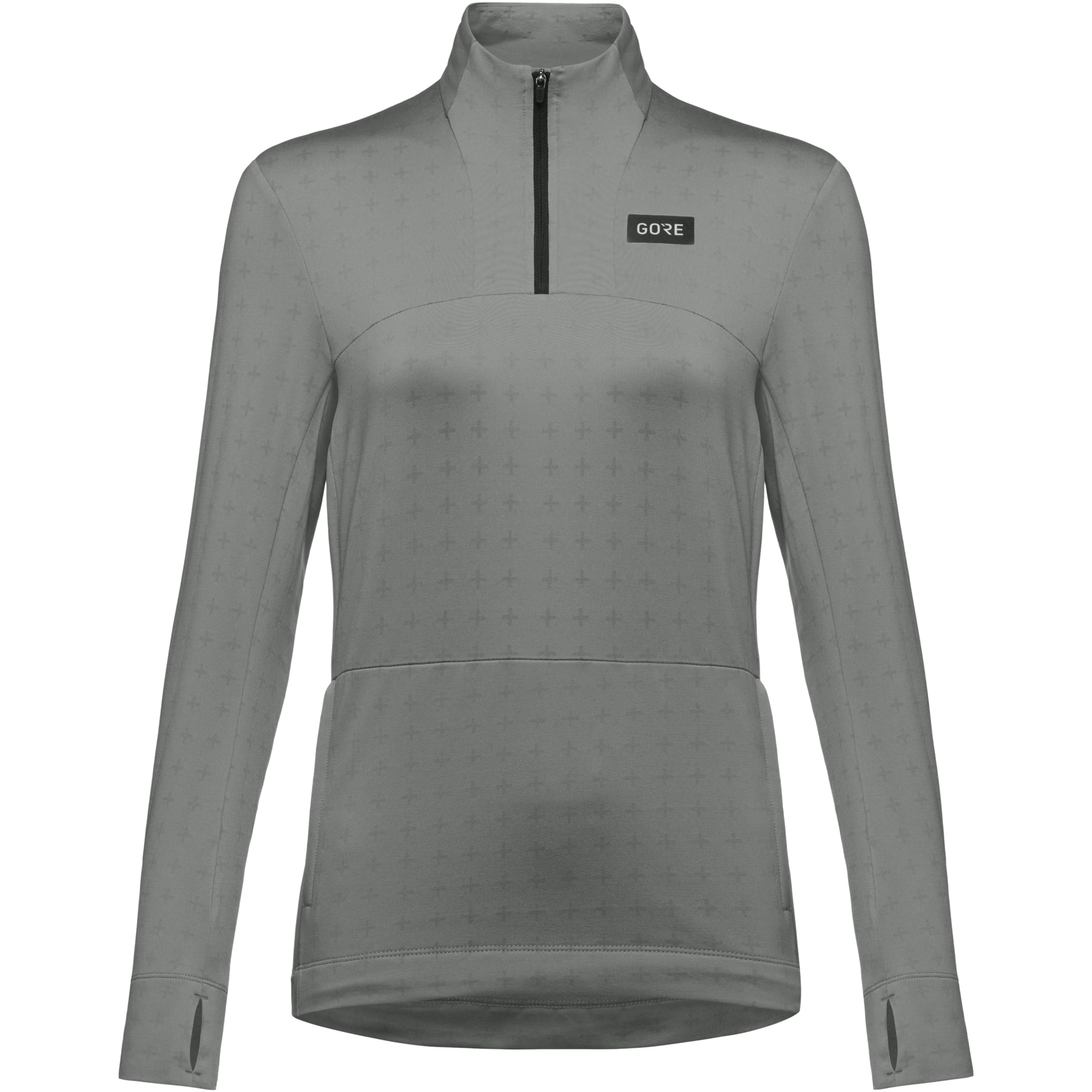GOREWEAR Everyday Thermo 1/4-Zip Womens, Lab Gray, 34