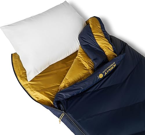 Miniatura 18 de Kelty Supernova - Saco de dormir de plumón de 20 grados, compacto y ligero, forma espaciosa para todo tipo de cuerpo y posiciones de sueño, telas