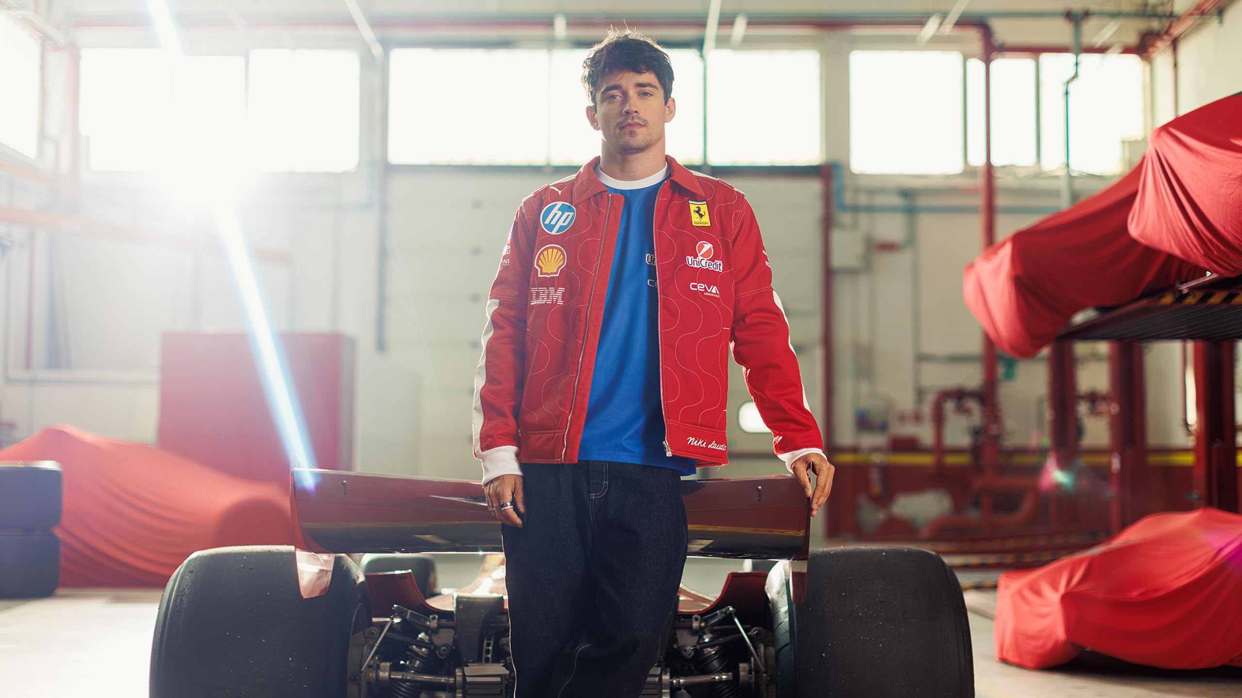 PUMA Scuderia Ferrari Monza 2025 Giacca Edizione Speciale - Rosso Corsa