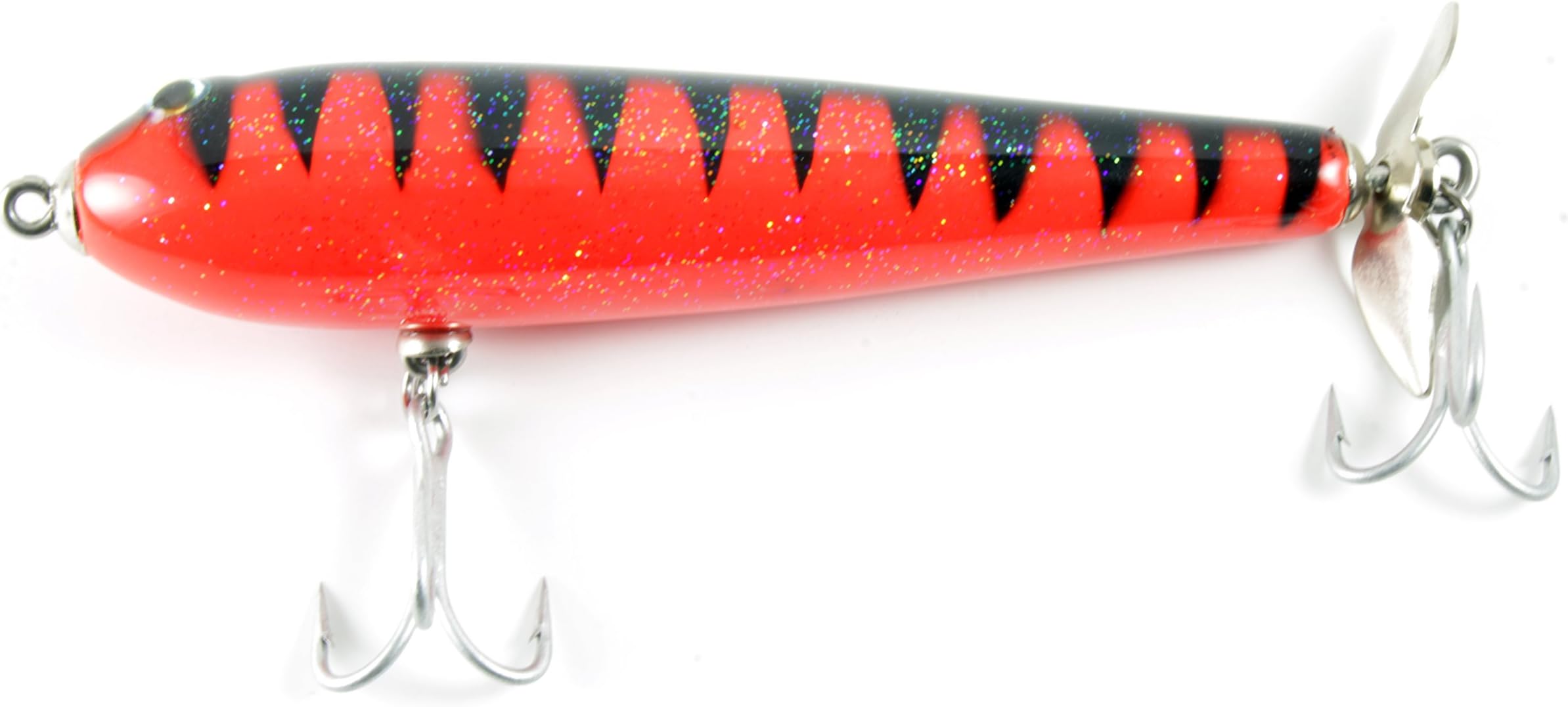 Fishing Lure Rip Roller Halloween 4.25" Saltwater Wooden Bait Best Catch Fish Snook Tarpon Red Fish Tackle Heavy Duty Gear