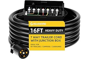7-Way Trailer Wiring Kit with Junction Box and Harness