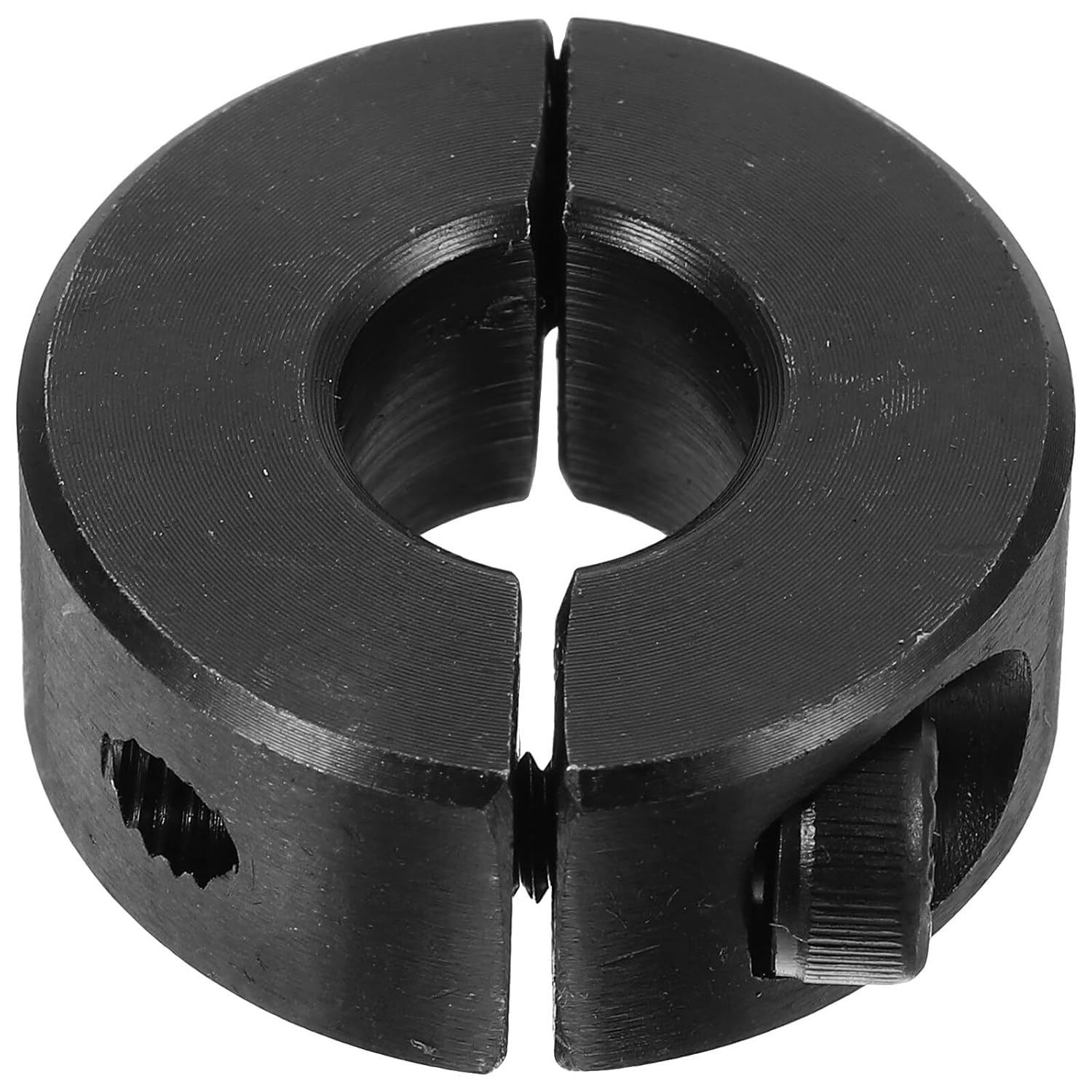 LIFKOME Steel Split Shaft Collar Clamp-on Fixing Ring Stop Collar 20mm Id X 40mm Od X 15mm Thick for Axle Positioning and Shaft Locking in Industrial Machinery