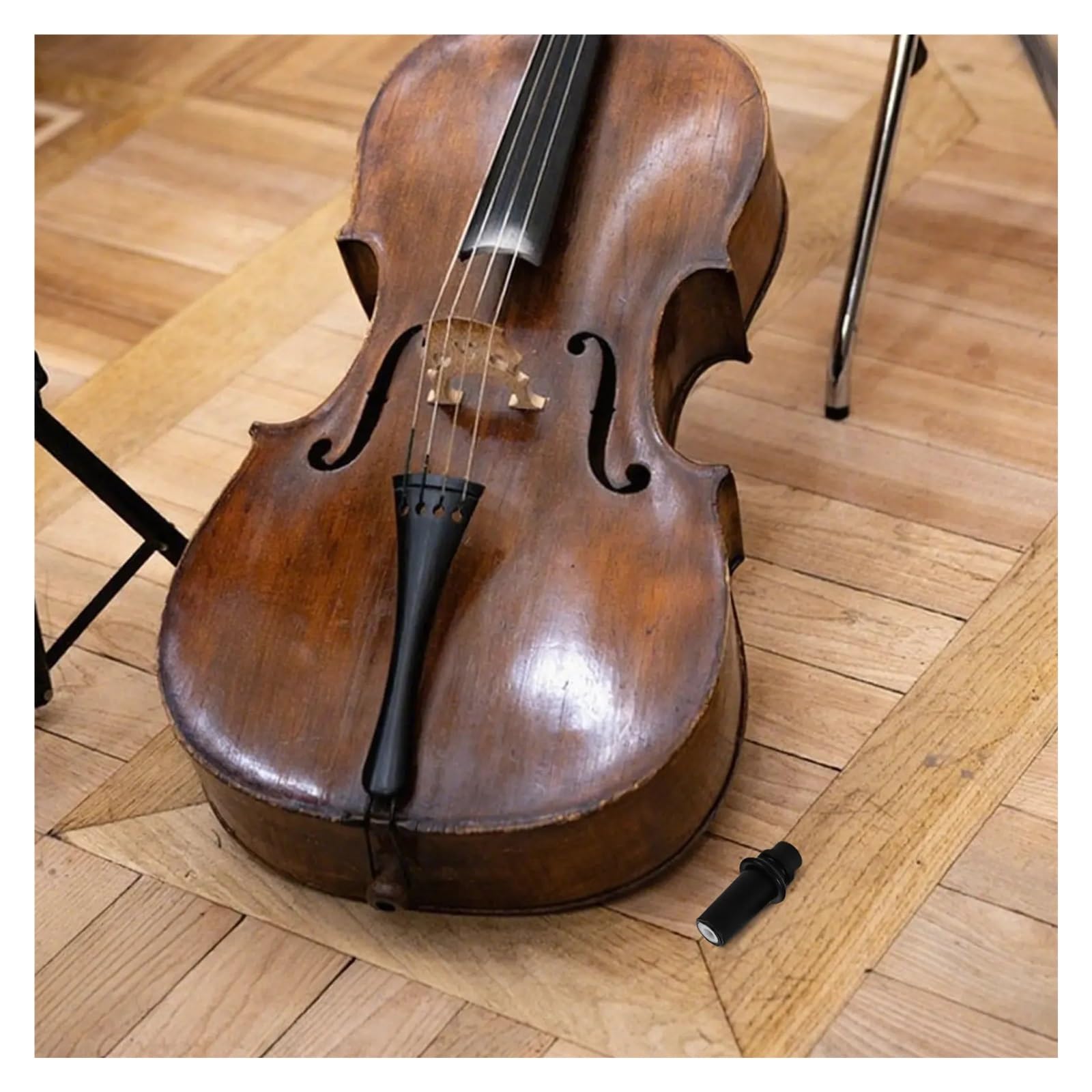 5 Stück Schwarze Gummispitzen For Cello-Stachel-Bodenschutz