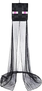 Minecraft Enderman Kids Bed Canopy for Ceiling, Hanging Curtain Netting