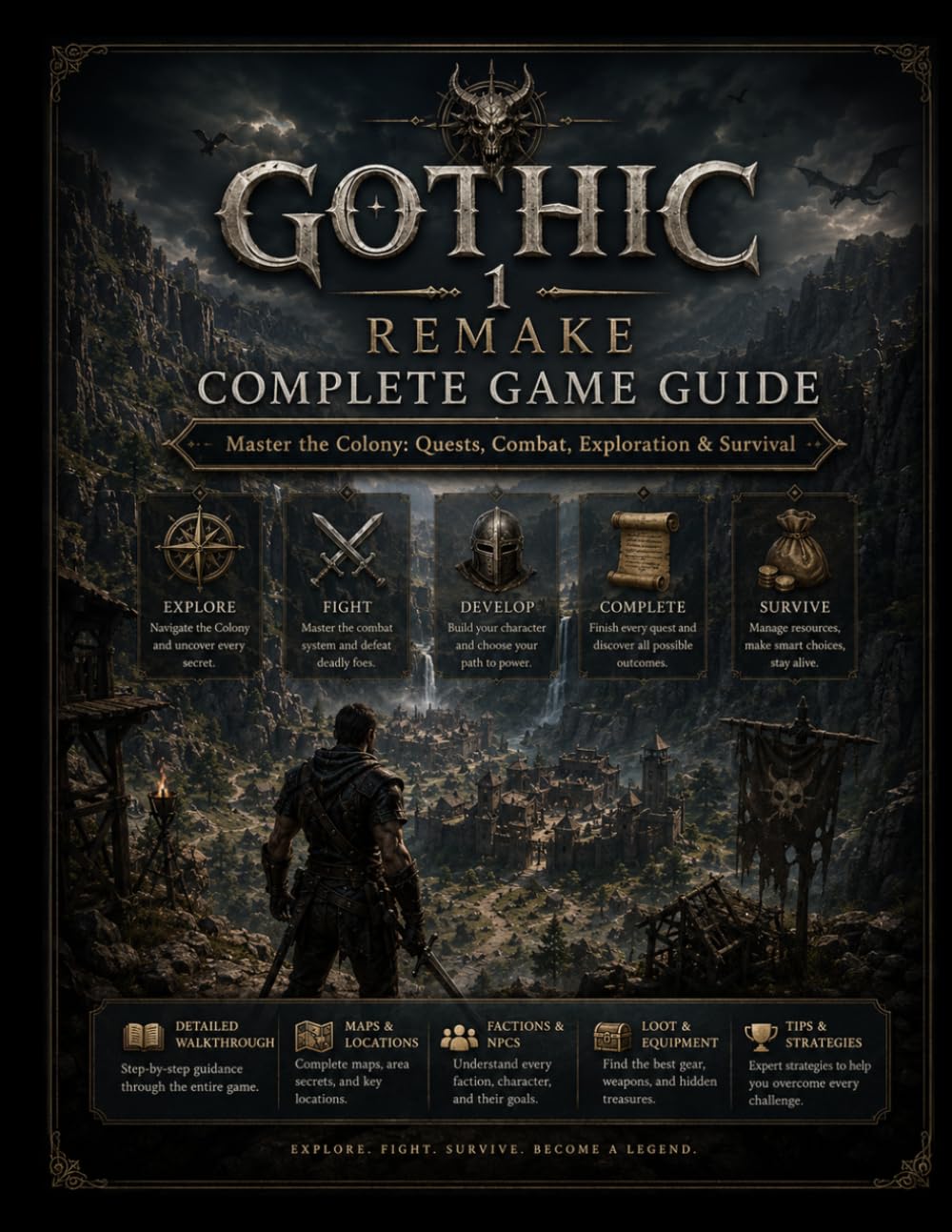 GOTHIC 1 REMAKE COMPLETE GAME GUIDE: Master the Colony: Quests, Combat, Exploration & Survival