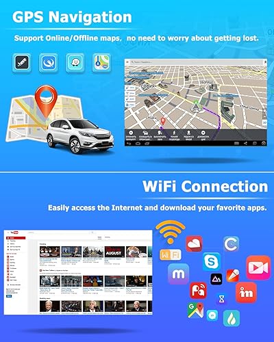 Miniatura 12 de 5G WiFi [2+64G] Hikity Android 15 Estéreo de coche para 2001 2002 2003 2004 2005 Honda Civic Radio inalámbrica Carplay Android Auto, pantalla táctil