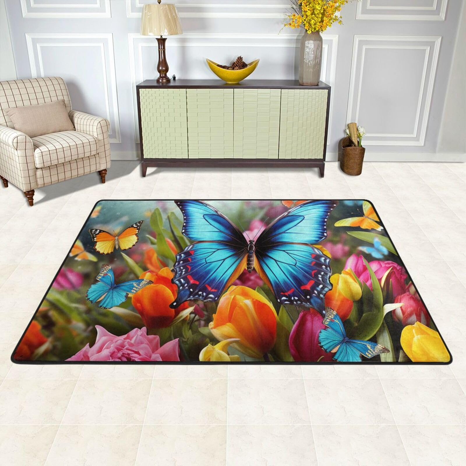 Tapis de sol enfant et bureau 91x61 cm coloré pour salle de jeux