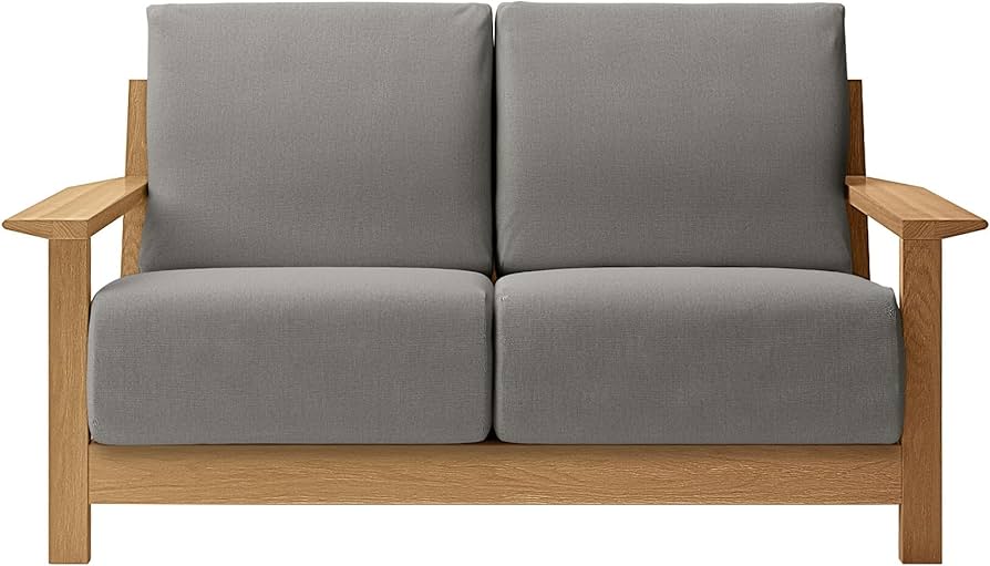 Amazon｜無印良品 ソファ本体木製フレーム用カバー 綿麻バスケット織