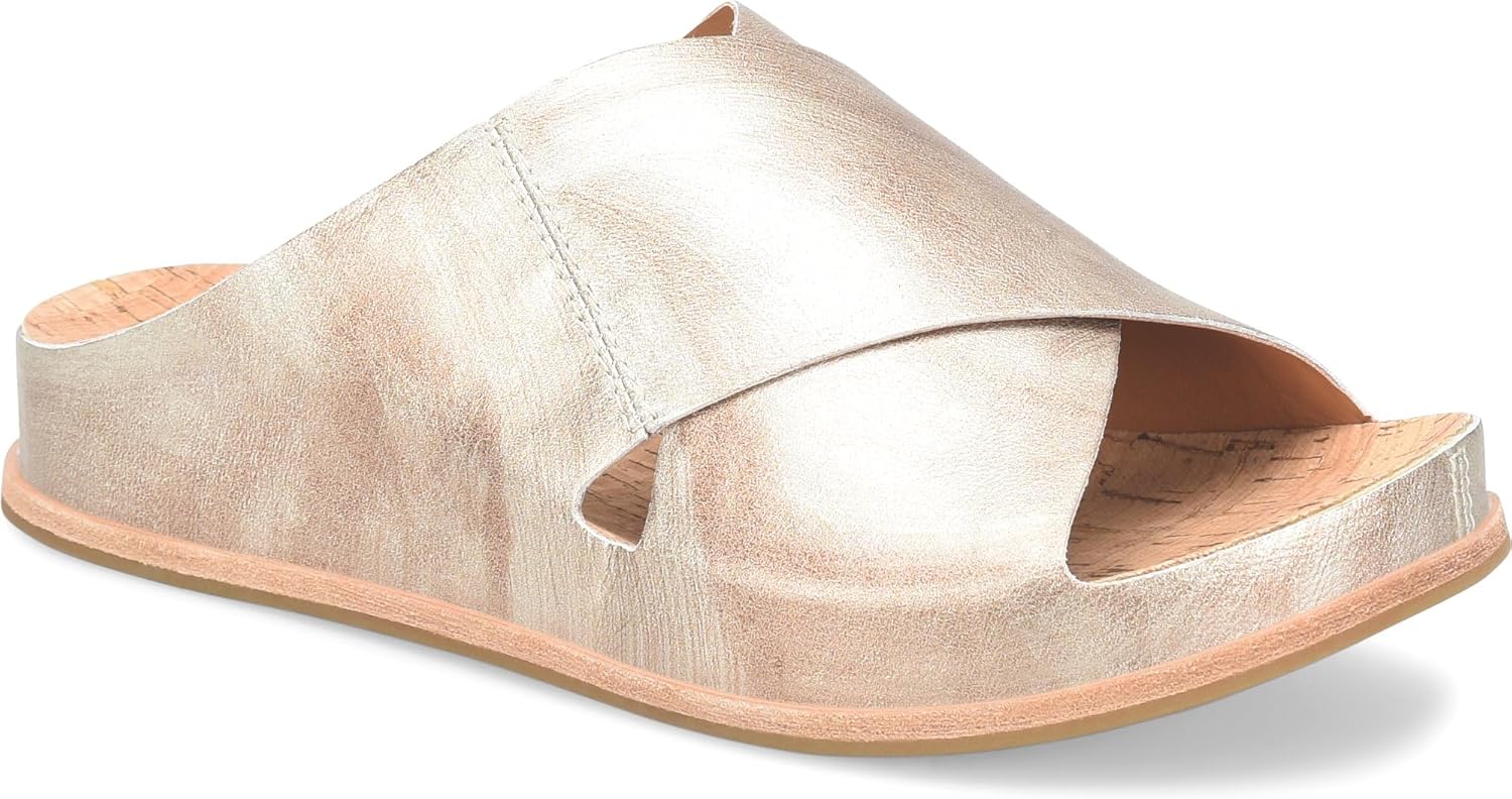 KORK-EASE Women's Tutsi - Cross-Band Leather Comfort