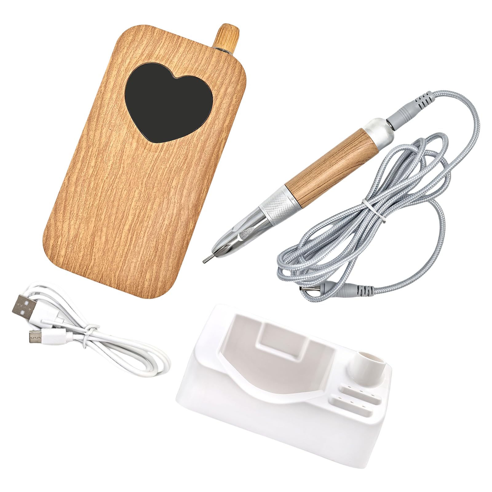 Artistico Legno Cuore Unghie Trapano Macchina Lucidatrice Ad Alta Efficienza Vibrazioni Basse Multi Velocità Controllo per Limatura Multi Speed Nails Lucidatrice