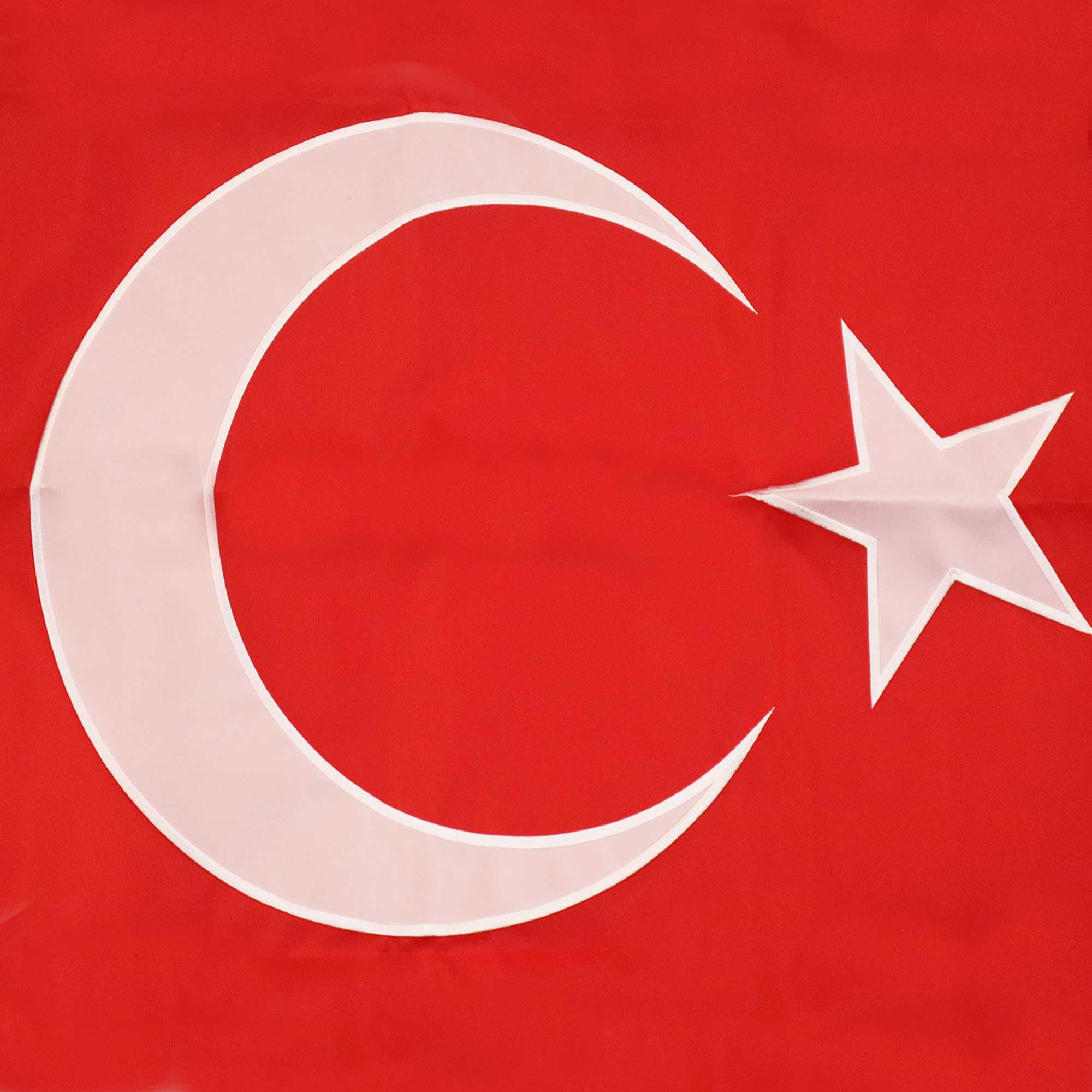AZ FLAG, Turkey Flag Premium, 3x5 Ft, Embroidered Star and Moon, For Outdoor, Turkish Banner Nylon 20DD with Two Grommets - Image 4